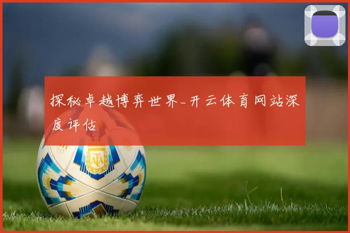 探秘卓越博弈世界_开云体育网站深度评估